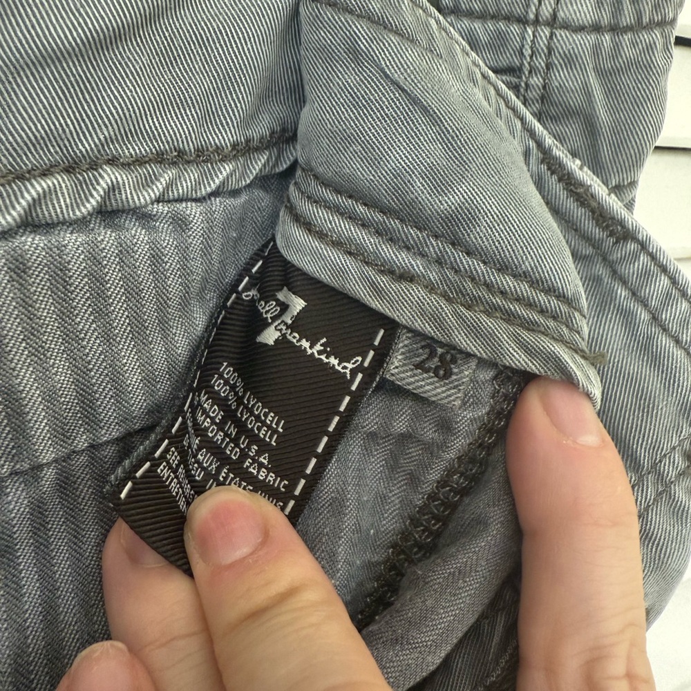 7 For All Mankind Light Gray Pants